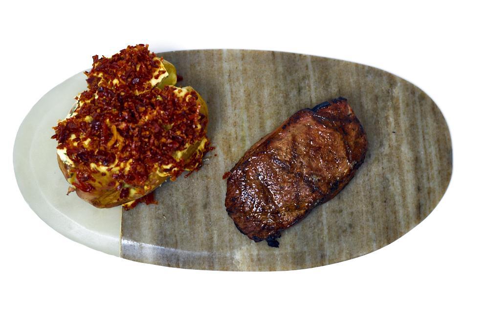 NY STEAK CON OPCION DE MANTEQUILLAS